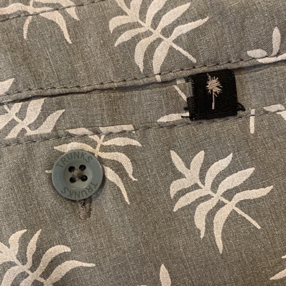 Trunks Gray With Print Multi-Functional Lightweig… - image 5